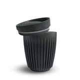 Huskee genanvendelig termokop med låg - 236 ml - sort