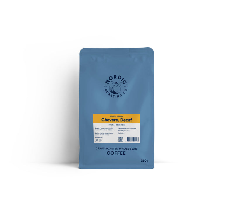Chevere – Koffeinfri – Washed arabica – Cauca – Colombia